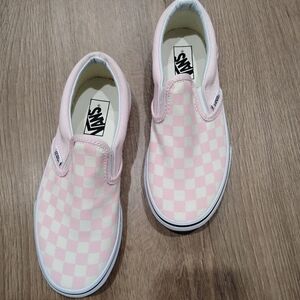 VANS New slip On checkered Sneakers Big  Kids Size2
